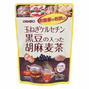 玉ねぎケルセチン黒豆の入った胡麻麦茶