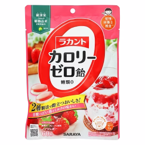 ラカントカロリーゼロ飴　いちごミルク味