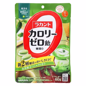 ラカントカロリーゼロ飴　抹茶ミルク味