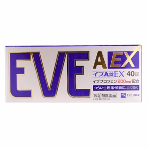 Обезболивающее при менструальных и головных болях EVE А EX, 40 таблеток (препарат II категории, особый)