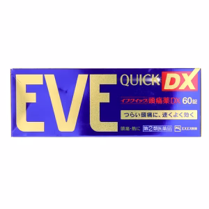 Средство от головной боли EVE QUICK DX, 60 таблеток (препарат II категории, особый)